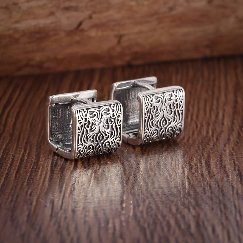 Vintage Old Silver Earrings