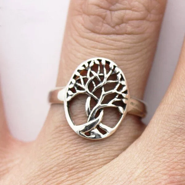 Vintage Silver Tree Ring